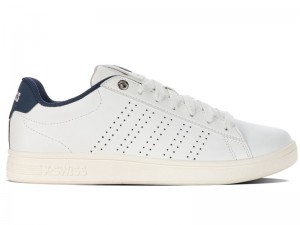 K-Swiss BASE COURT Lifestyle Ayakkabı Erkek Beyaz | 10492ZAXU