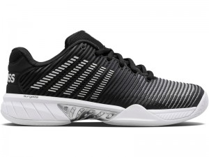 K-Swiss HYPERCOURT EXPRESS 2 Tennis Kadın Siyah Beyaz Gümüş | 32564SYCV