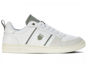 K-Swiss LOZAN MATCH LTH Lifestyle Ayakkabı Erkek Beyaz Gri | 24795LKQJ