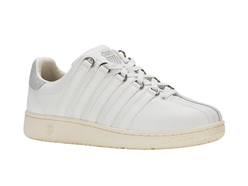 K-Swiss CLASSIC VN Lifestyle Ayakkabı Erkek Gri Mor Beyaz | 48720UCSV