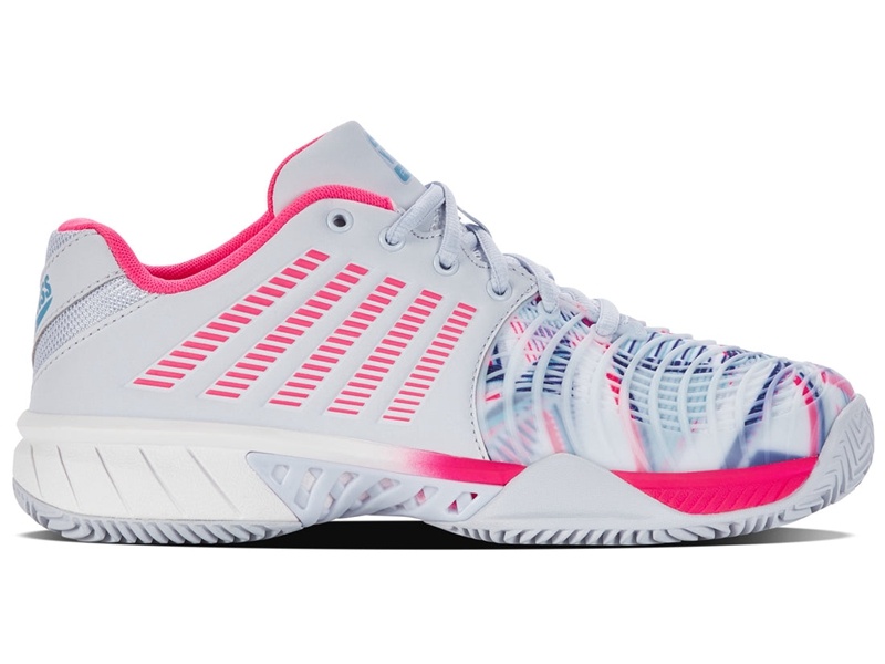 K-Swiss EXPRESS LIGHT 3 PADEL Lifestyle Ayakkabı Kadın Beyaz Pembe | 30948PGLV