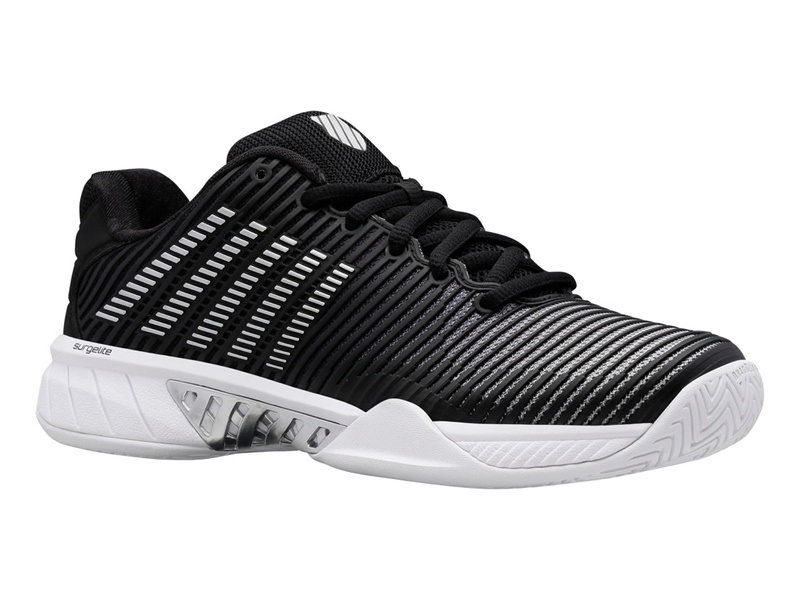 K-Swiss HYPERCOURT EXPRESS 2 Tennis Kadın Siyah Beyaz Gümüş | 32564SYCV