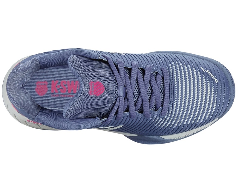 K-Swiss HYPERCOURT EXPRESS 2 Tennis Kadın Mavi Pembe | 38065WPXO