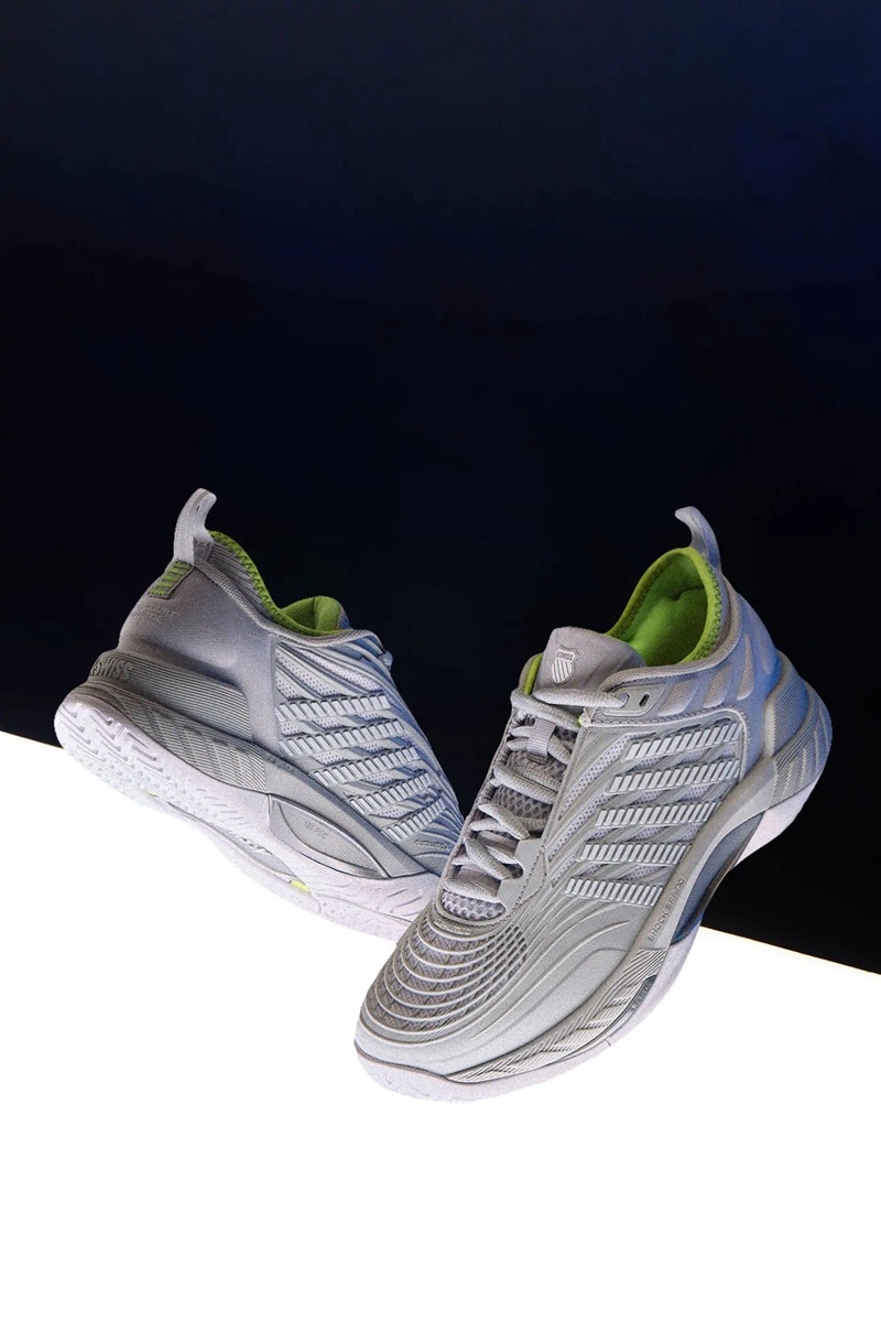 K-Swiss HYPERCOURT SUPREME 2 Tennis Kadın Gri Mor Beyaz | 71836XKNA