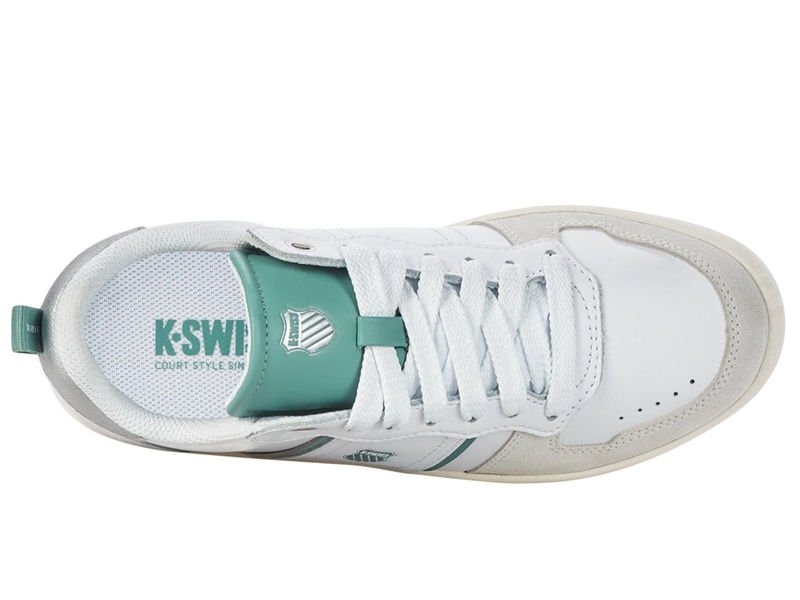 K-Swiss LOZAN MATCH LTH Lifestyle Ayakkabı Kadın Beyaz Yeşil | 71926NWEI