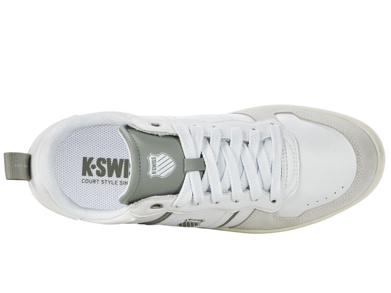 K-Swiss LOZAN MATCH LTH Lifestyle Ayakkabı Erkek Beyaz Gri | 24795LKQJ