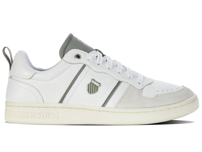 K-Swiss LOZAN MATCH LTH Lifestyle Ayakkabı Erkek Beyaz Gri | 24795LKQJ