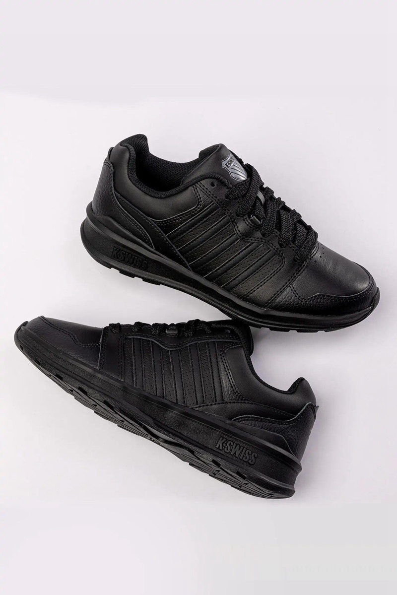 K-Swiss RIVAL TRAINER Lifestyle Ayakkabı Erkek Siyah | 64013CSWE