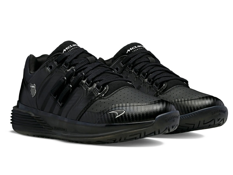 K-Swiss SI-18 ULTRASHOT X MCLAREN Lifestyle Ayakkabı Erkek Siyah Koyu Gri | 62493YVZK