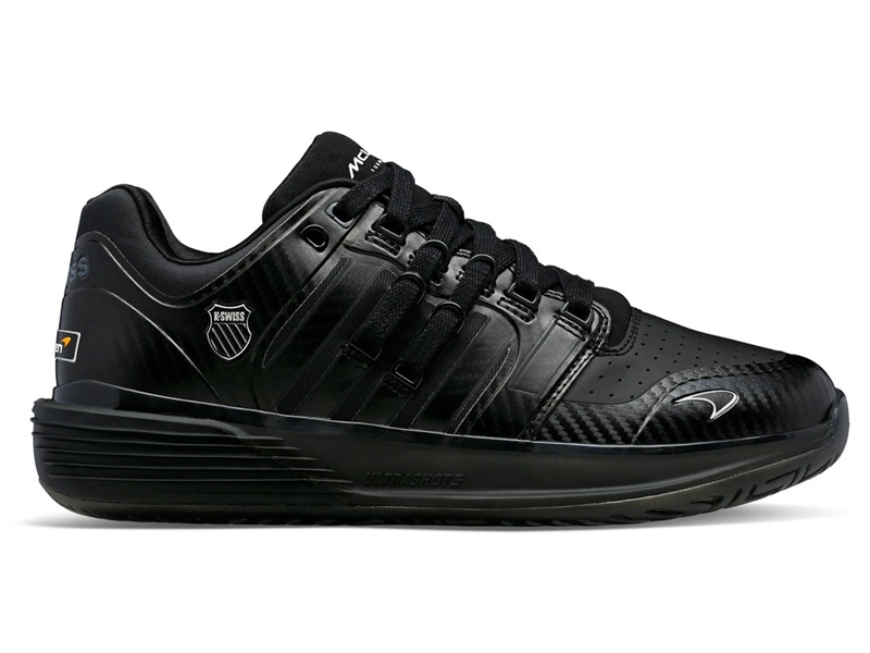 K-Swiss SI-18 ULTRASHOT X MCLAREN Lifestyle Ayakkabı Erkek Siyah Koyu Gri | 62493YVZK