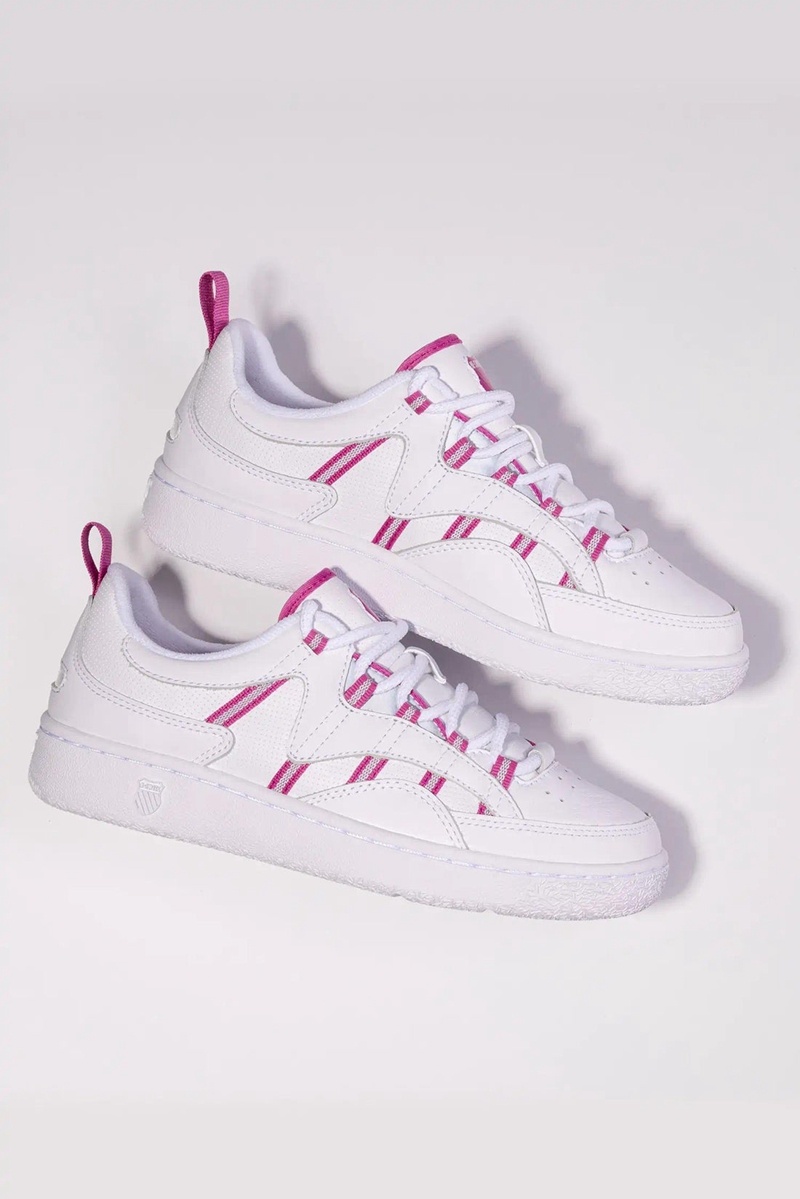 K-Swiss SLAMM 99 CC Lifestyle Ayakkabı Kadın Beyaz | 20197WNYR