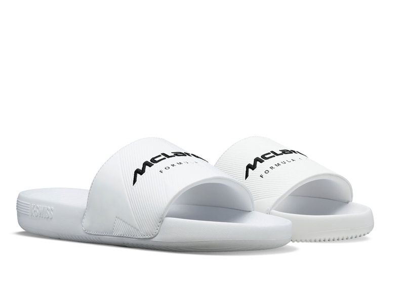 K-Swiss SLIDE SANDAL X MCLAREN Lifestyle Ayakkabı Kadın Beyaz | 68210UVOI