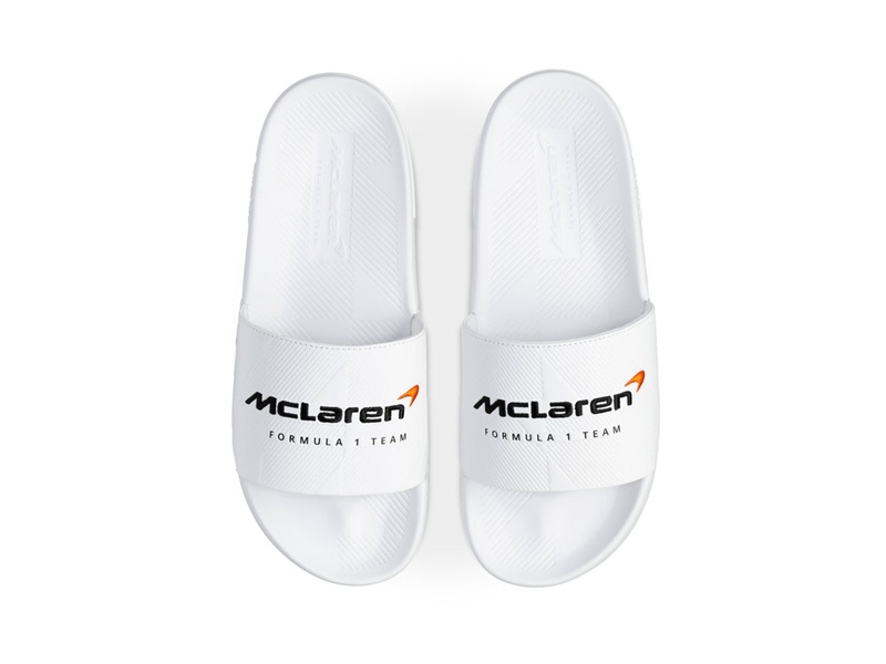 K-Swiss SLIDE SANDAL X MCLAREN Lifestyle Ayakkabı Kadın Beyaz | 68210UVOI