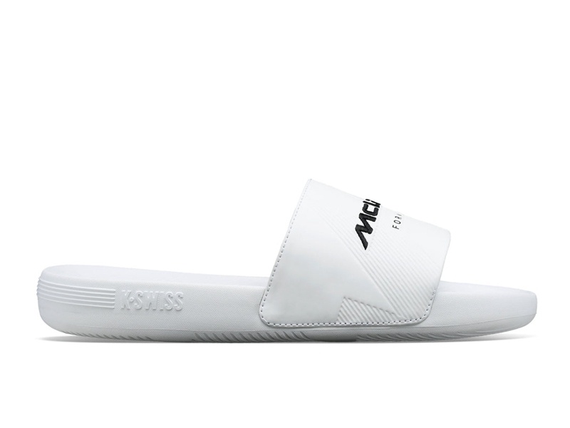 K-Swiss SLIDE SANDAL X MCLAREN Lifestyle Ayakkabı Kadın Beyaz | 68210UVOI