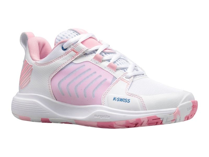 K-Swiss ULTRASHOT TEAM Tennis Kadın Beyaz Mor Pembe | 94250IKZH