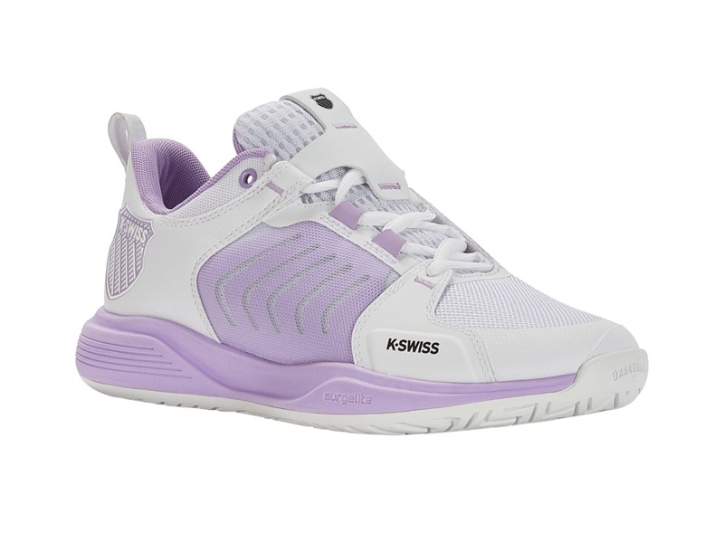 K-Swiss ULTRASHOT TEAM Tennis Kadın Beyaz Mor Pembe | 93710RYAM